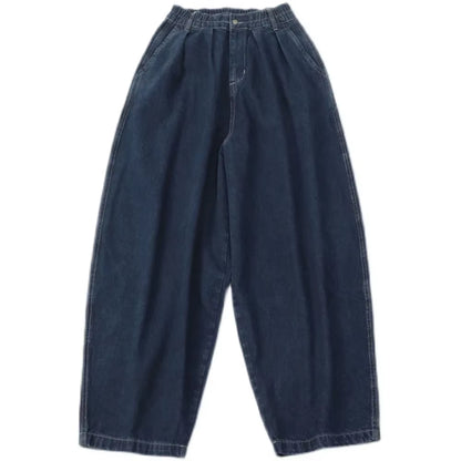 Straight Jeans Men Blue Loose Denim Trousers Neutral Y2K Jean Streetwear Casual Wide Jeans Mans Women Pants Men Baggy Men Jeans